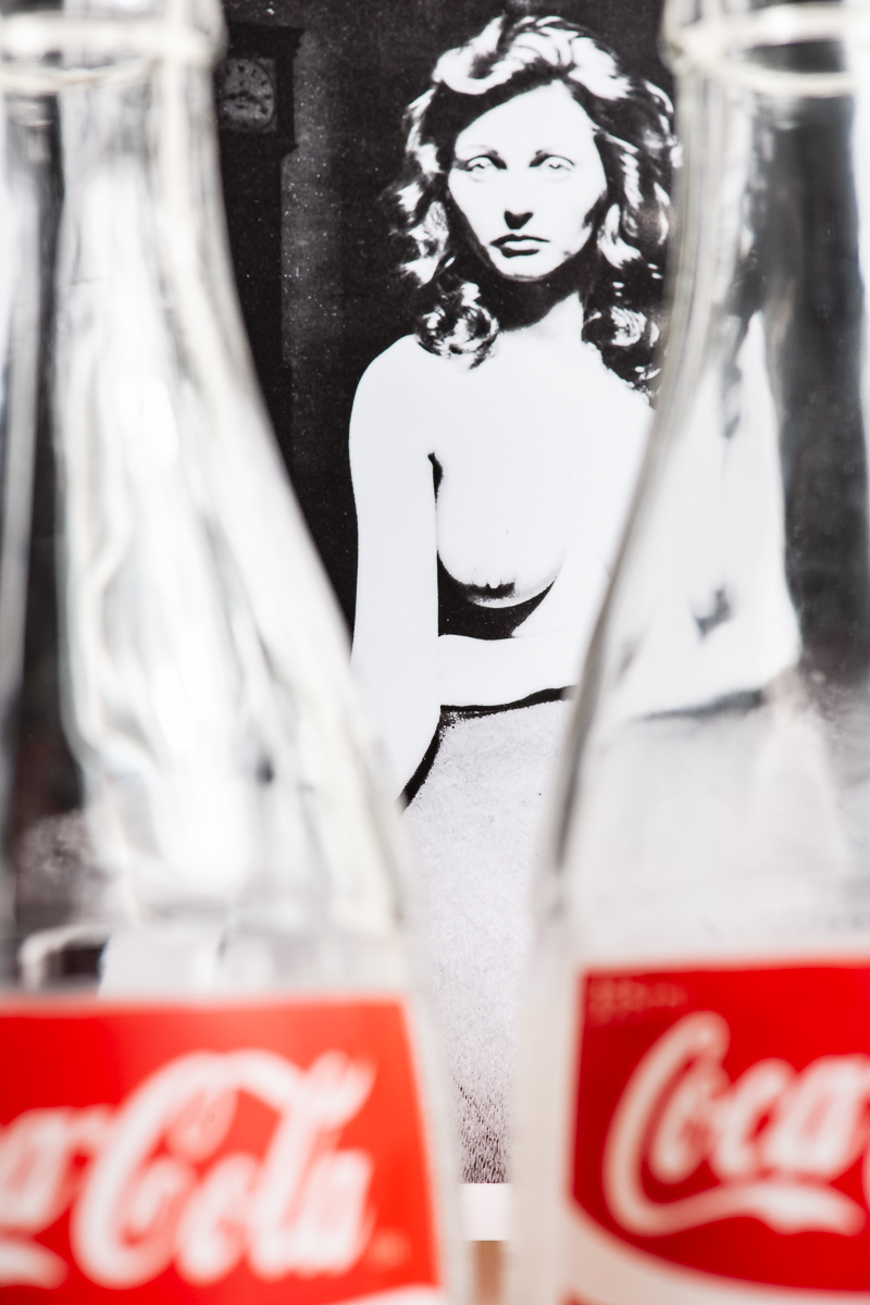  Coke Adds Life (Apologies to Alex Katz's later Coca Cola Girls), 2012 