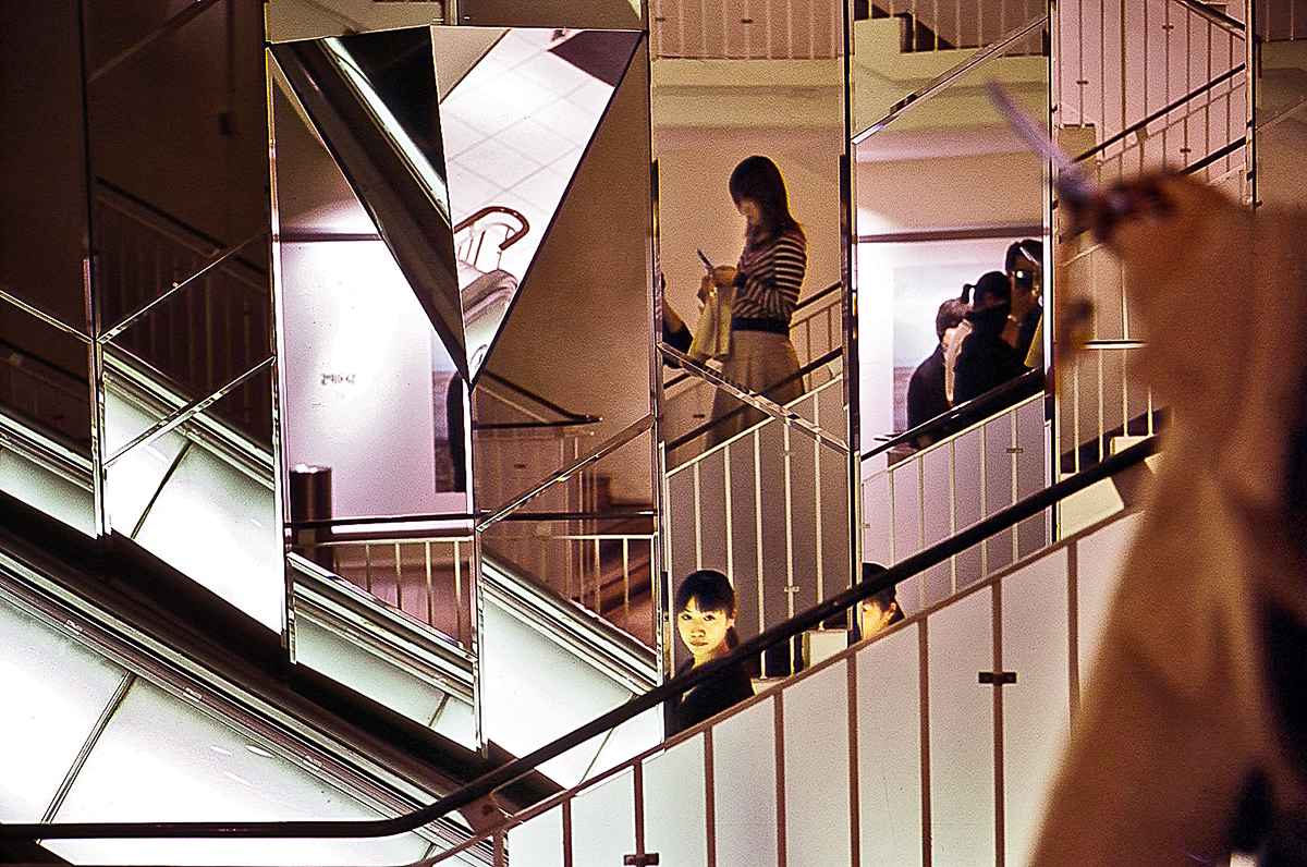  Woman on Escalator, 2003 