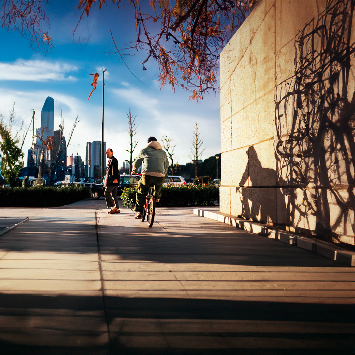  Corner Biker (Uncropped AI), 2003, 2023 