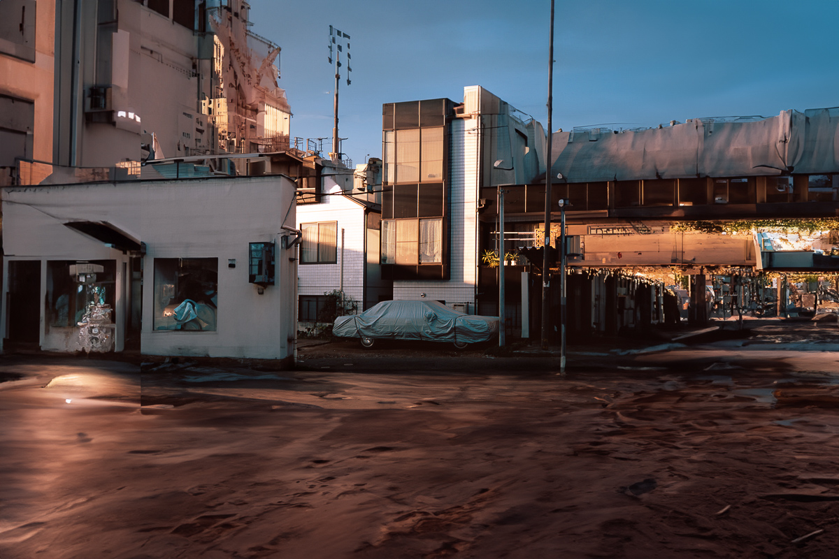  Wrapped Car (Uncropped AI), 2003, 2023 