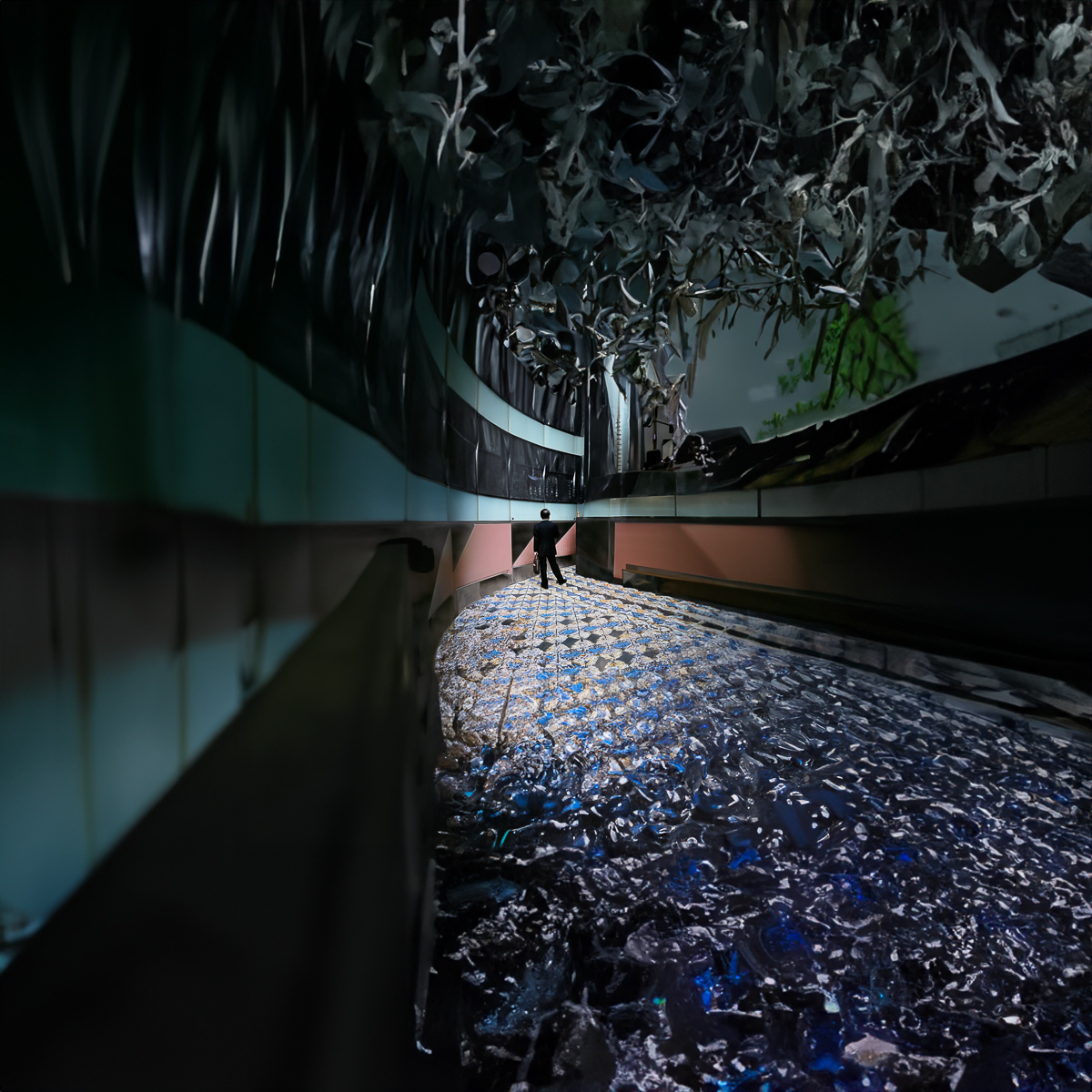  K-Man, Shibuya (Uncropped AI), 2003, 2023 