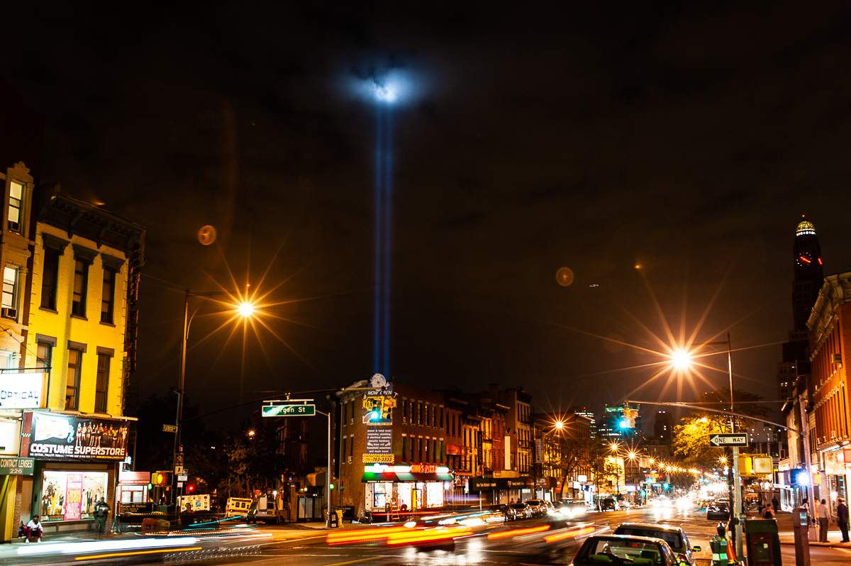  9-11 Anniversary Lights, 2008. 