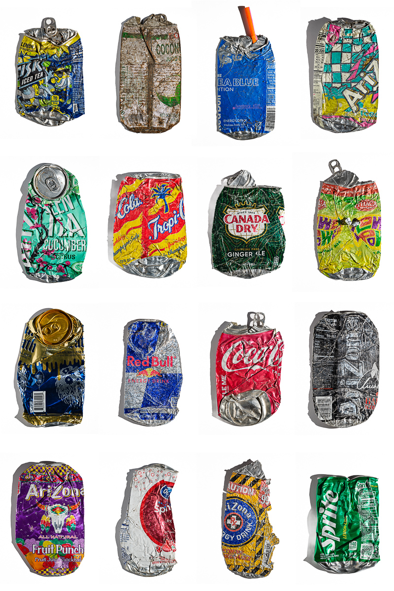  Soda Cans Trash Typology, 2024. 