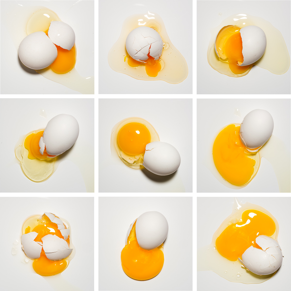 Untitled (Cracked Eggs, Egg Series), 2025 