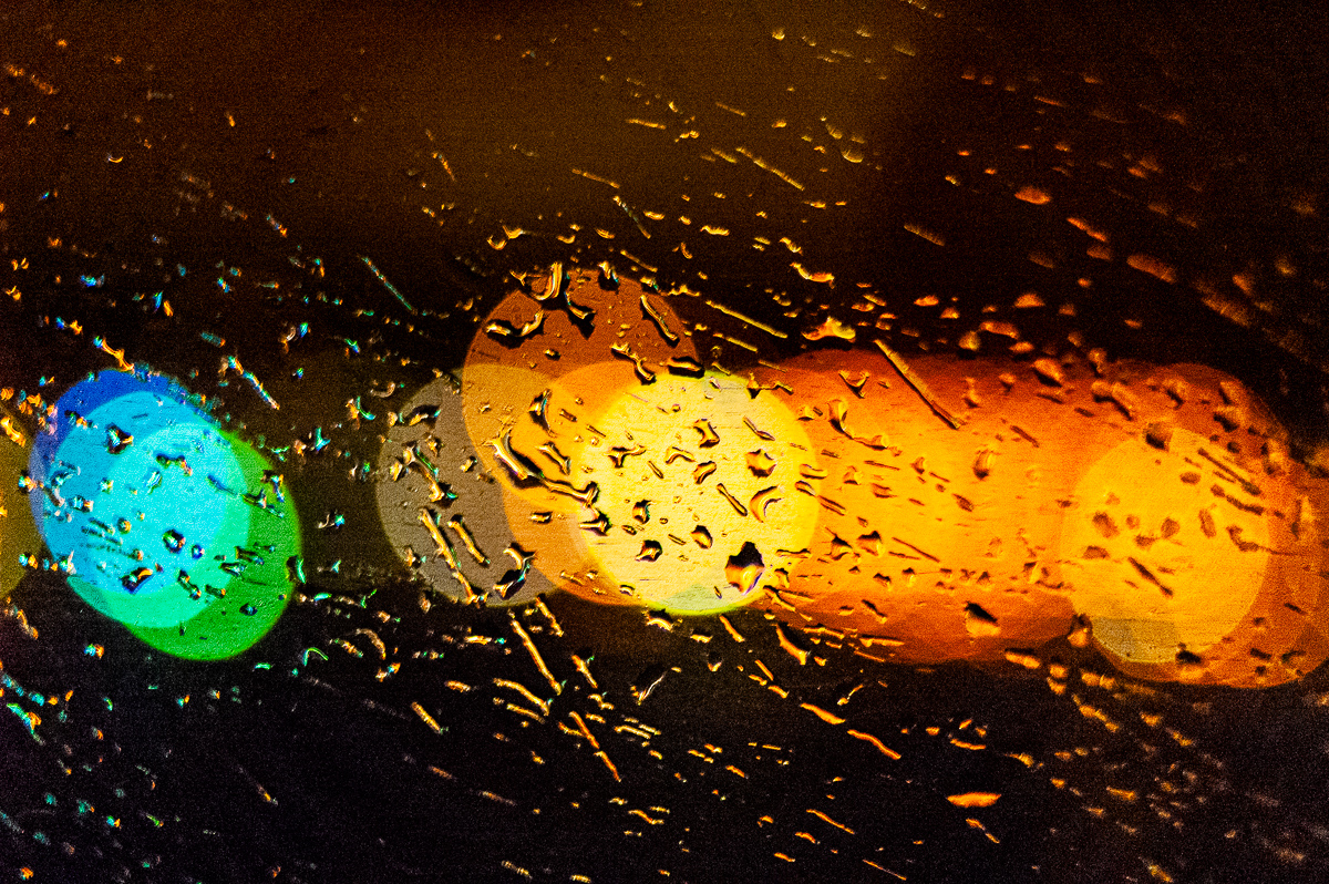  Raindrops + Bokeh, 2004. 