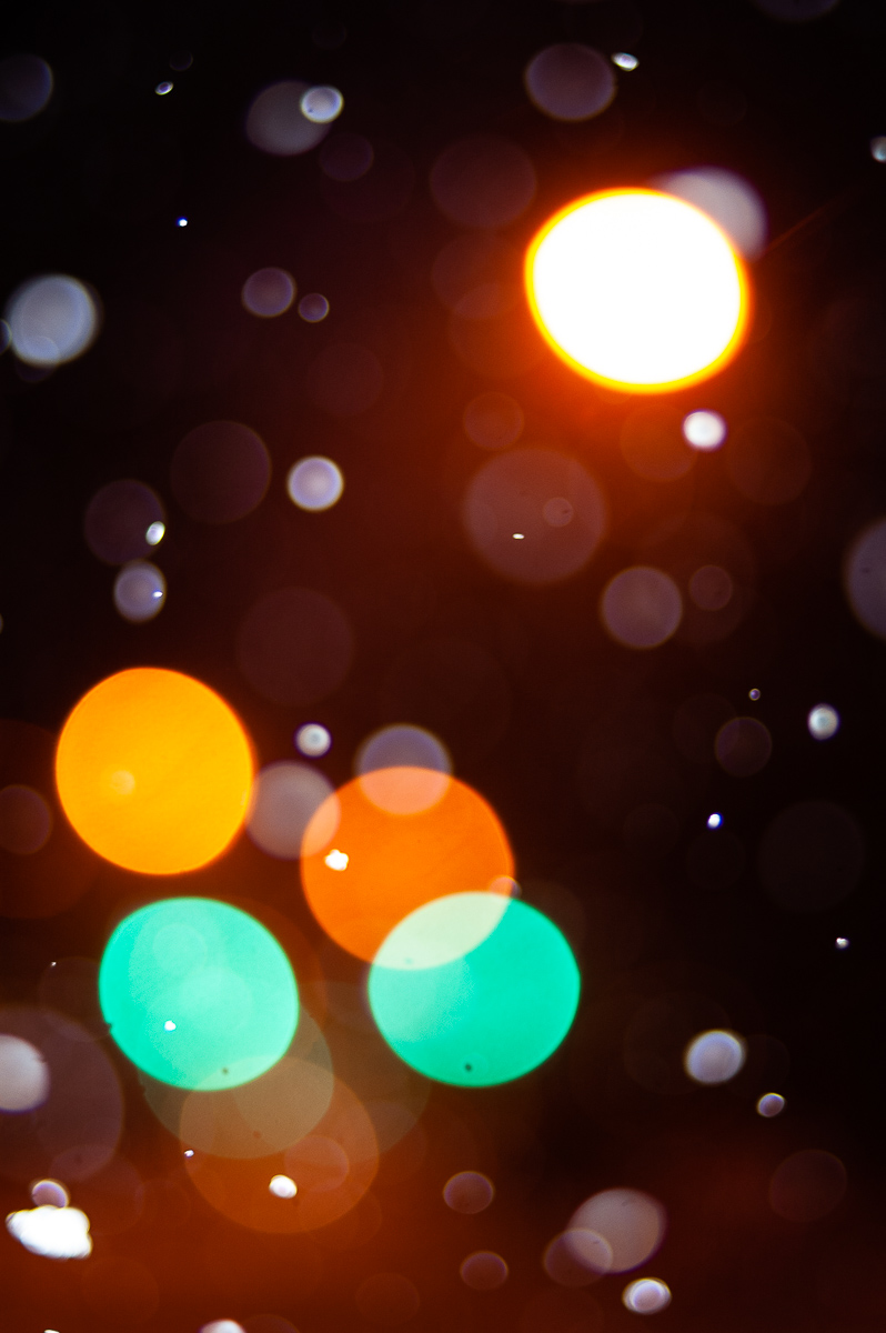  Falling Snow Bokeh, Brooklyn, 2005. 