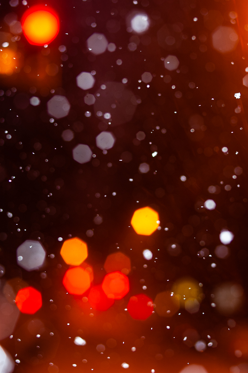  Falling Snow Bokeh, Brooklyn, 2005. 