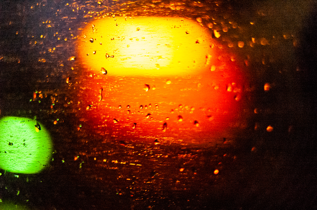  Raindrops + Bokeh, 2004. 