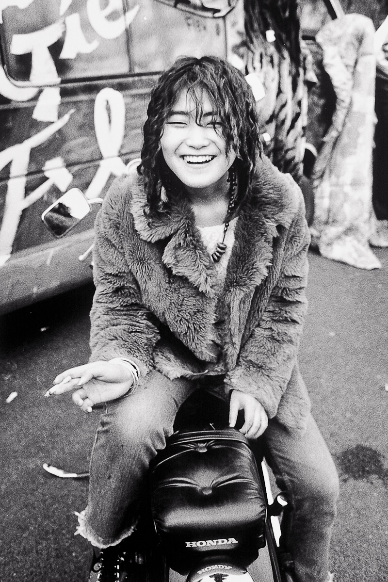  Woman on Motorcycle, 1990. 