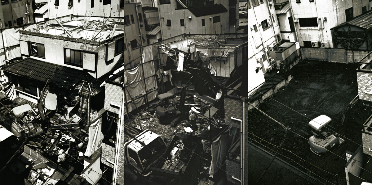  Demolition Triptych, 2000. 