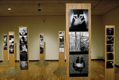  University of Bridgeport exhibition installation view, 1997. 