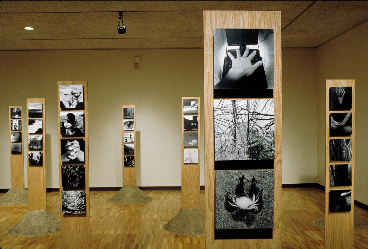  University of Bridgeport exhibition installation view, 1997. 